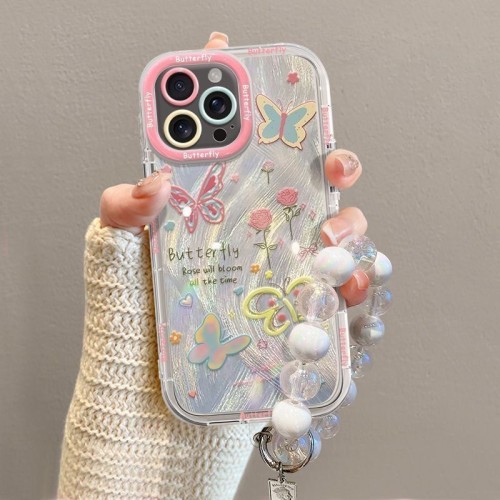 For iPhone 17 Air 17 Pro Max 16 15 14 13 12 11 XR 8 7 XS Phone Case Feather Yarn