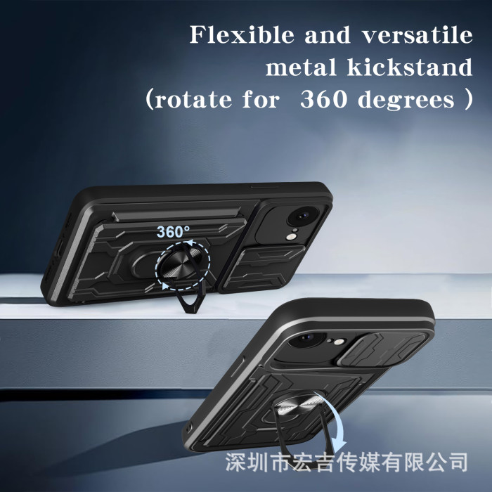 For iPhone 17 Air 17 16 Pro Max 15 14 13 12 11 XR XS Phone Case Magnetic Bracket