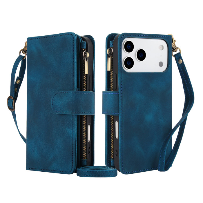 For iPhone 17 Air 17 Pro Max 16 15 14 13 12 11 XR 8 7 XS Phone Case Card Wallet