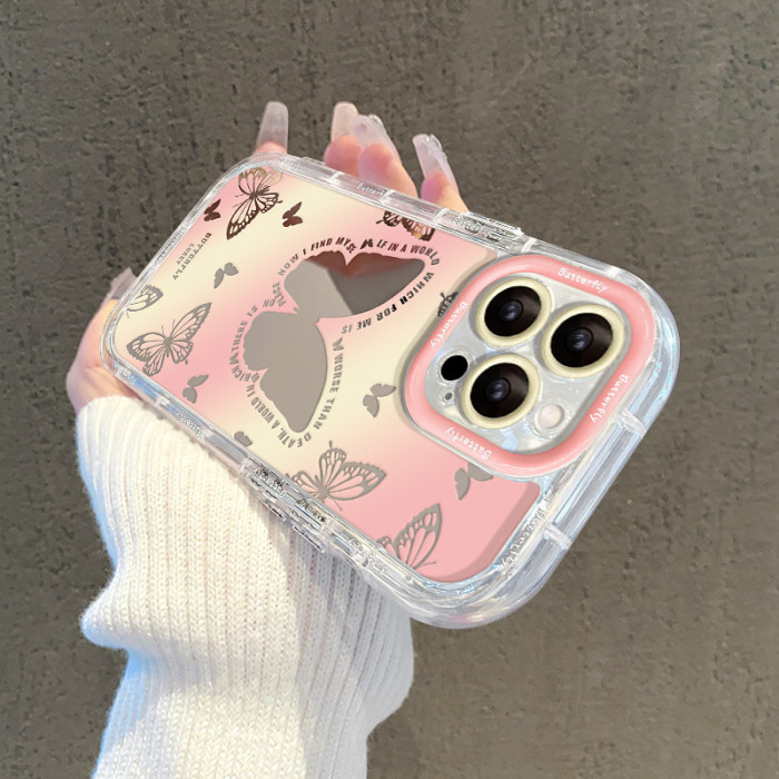 For iPhone 17 Air 17 Pro Max 16 15 14 13 12 11 XR XS 7 8 Phone Case Butterfly