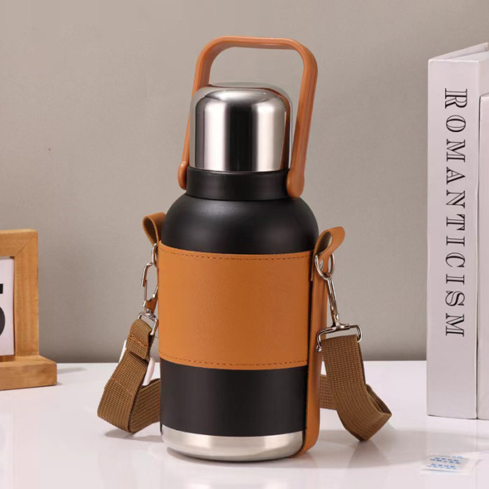 1200ml Cycling Outdoor Stainless Steel Vacuum Cup Thermos Flask Water Bottle New