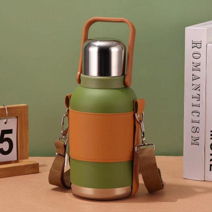 1200ml Cycling Outdoor Stainless Steel Vacuum Cup Thermos Flask Water Bottle New