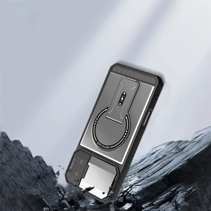 For iPhone 17 Air 17 Pro Max 16 15 14 13 12 11 XR XS Phone Case Bracket Magnetic