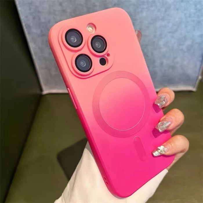 For iPhone 17 Air 17 Pro Max 16 15 14 13 12 11 Phone Case Gradient Magnetic New