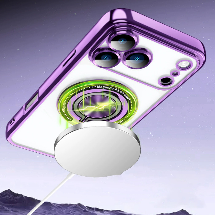 For iPhone 17 Air 17 Pro Max 16 15 14 13 12 11 Phone Case Rotatable Ring Bracket