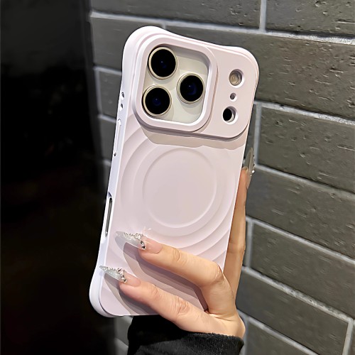 For iPhone 17 Air 17 Pro Max 16 15 14 13 12 Phone Case Wave Magnetic Cover New