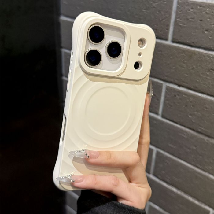 For iPhone 17 Air 17 Pro Max 16 15 14 13 12 Phone Case Wave Magnetic Cover New