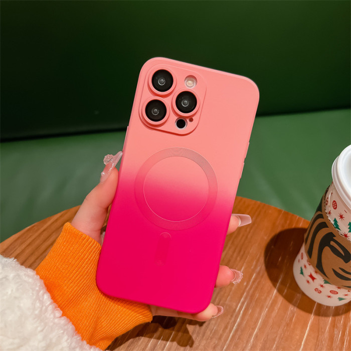 For iPhone 17 Air 17 Pro Max 16 15 14 13 12 11 Phone Case Gradient Magnetic New