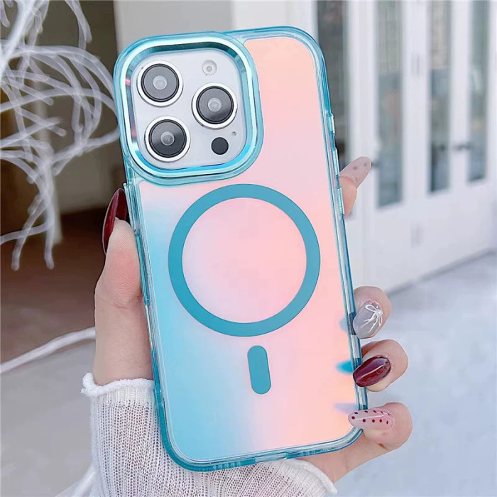 For iPhone 17 Air 17 Pro Max 16 15 14 13 12 11 Phone Case Gradient Magnetic New