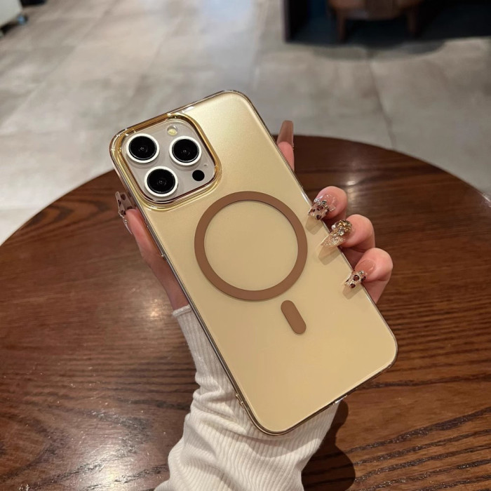 For iPhone 17 Air 17 Pro Max 16 15 14 13 12 11 Phone Case  Transparent Magnetic
