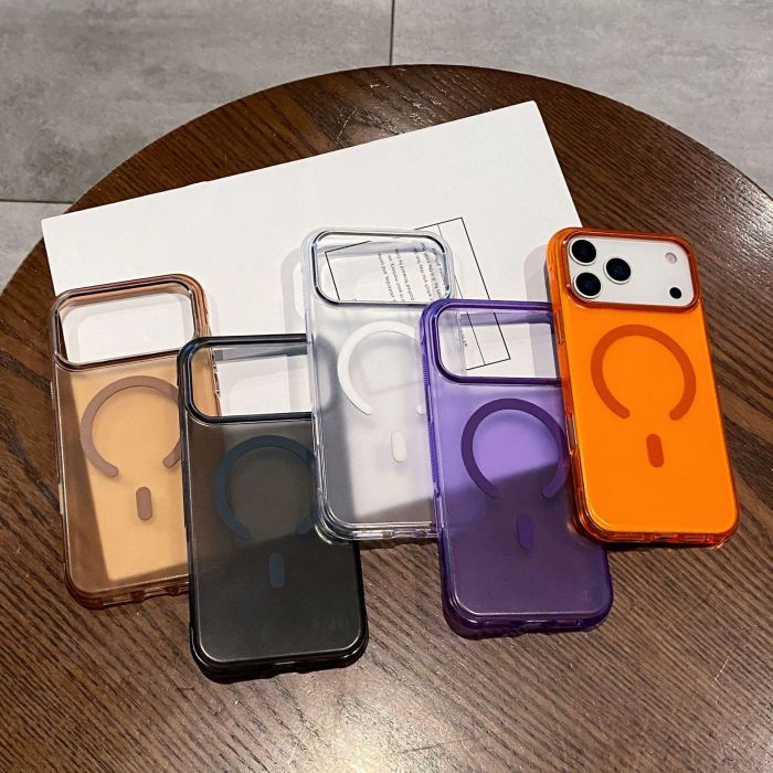 For iPhone 17 Air 17 Pro Max 16 15 14 13 12 11 XR XS Phone Case Frosted Magnetic