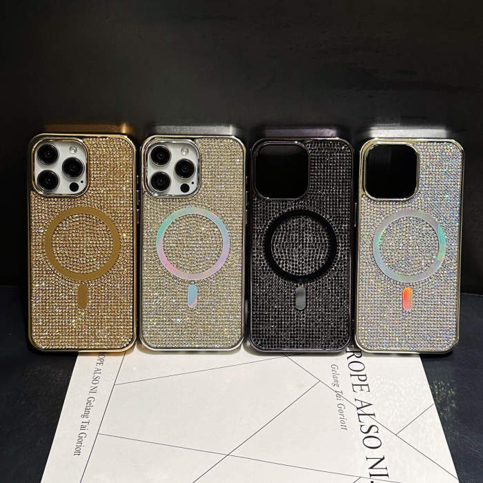 For iPhone 17 Air 17 Pro Max 16 15 14 13 12 Phone Case Magnetic Charging Luxury