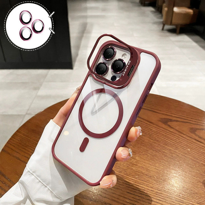 For iPhone 17 Air 17 16 Pro Max 15 14 13 12 11 Phone Case Lens Bracket Protector