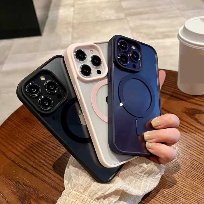 For iPhone 17 Air 17 Pro Max 16 15 14 13 12 11 XR XS Phone Case Acrylic Magnetic