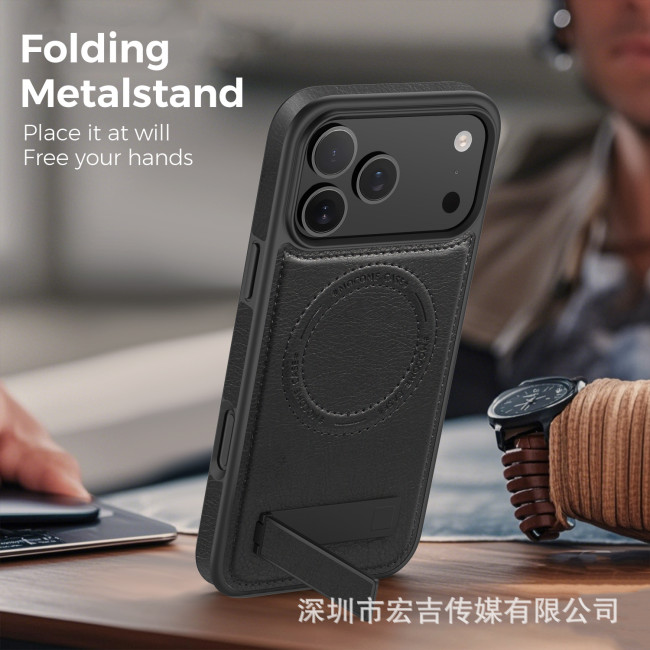 For Apple iPhone 17 Air 17 16 Pro Max 15 14 13 12 11 Phone Case Magnetic Leather