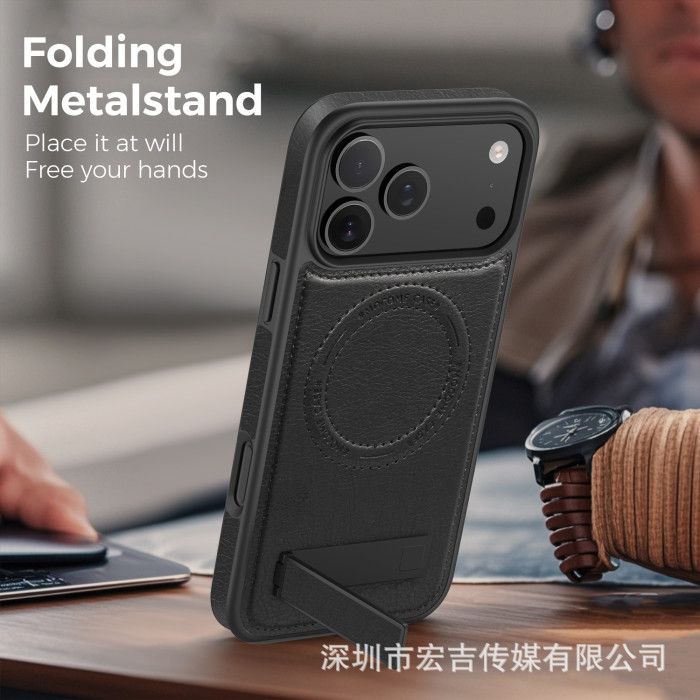 For Apple iPhone 17 Air 17 16 Pro Max 15 14 13 12 11 Phone Case Magnetic Leather