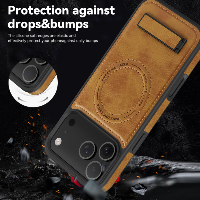 For Apple iPhone 17 Air 17 16 Pro Max 15 14 13 12 11 Phone Case Magnetic Leather