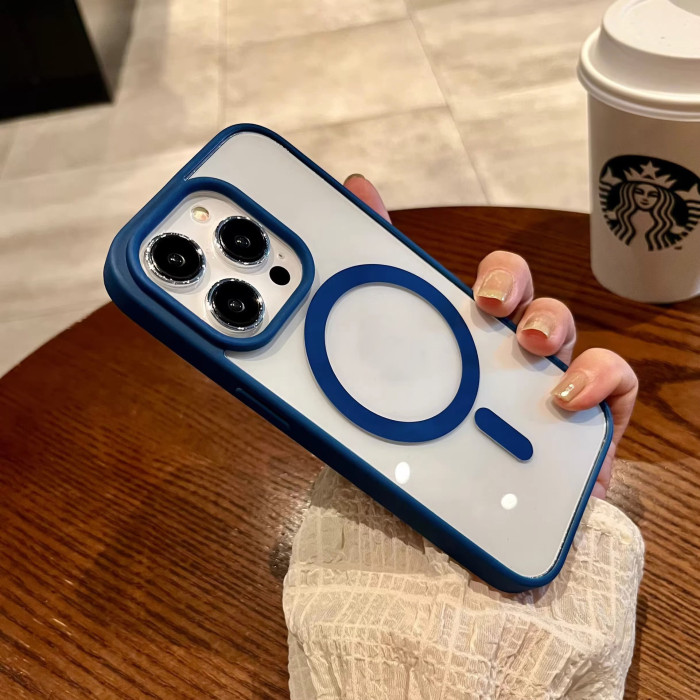 For iPhone 17 Air 17 Pro Max 16 15 14 13 12 11 XR XS Phone Case Acrylic Magnetic
