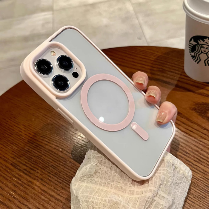 For iPhone 17 Air 17 Pro Max 16 15 14 13 12 11 XR XS Phone Case Acrylic Magnetic