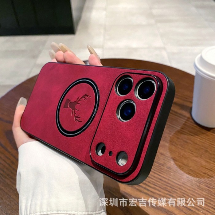 For Apple iPhone 17 Air 17 16 Pro Max 15 14 13 Phone Case Magnetic Fashion Cover