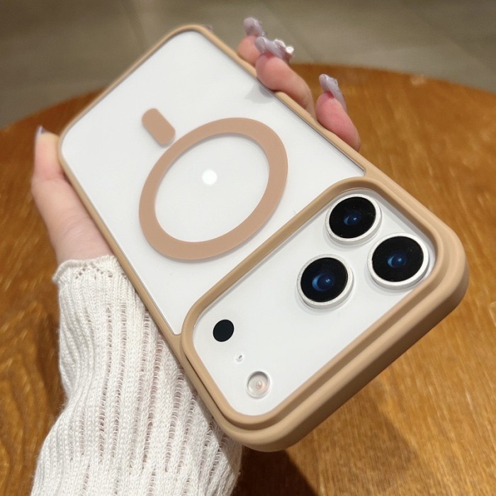 For iPhone 17 Air 17 Pro Max 16 15 14 13 12 11 XR XS Phone Case Acrylic Magnetic