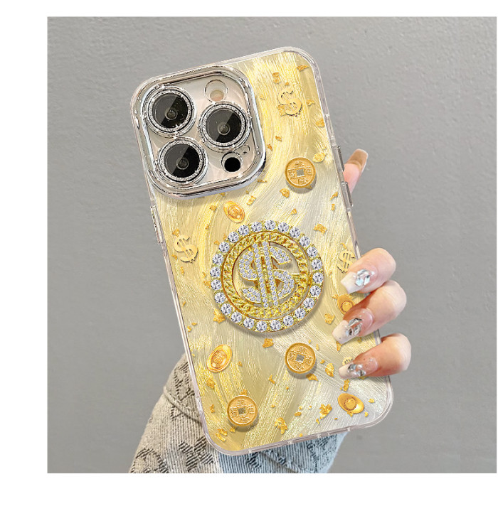 For iPhone 17 Air 17 Pro Max 16 15 14 13 12 11 XR 7 Phone Case Creative Rotating