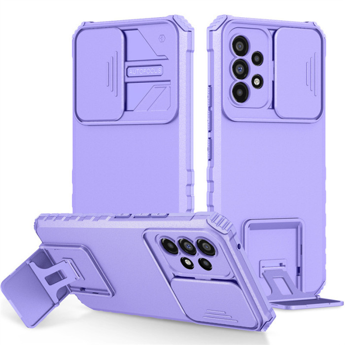 For Samsung S25 Ultra Edge S24 S23 A16 A36 A24 Armor Bracket Protective Cover