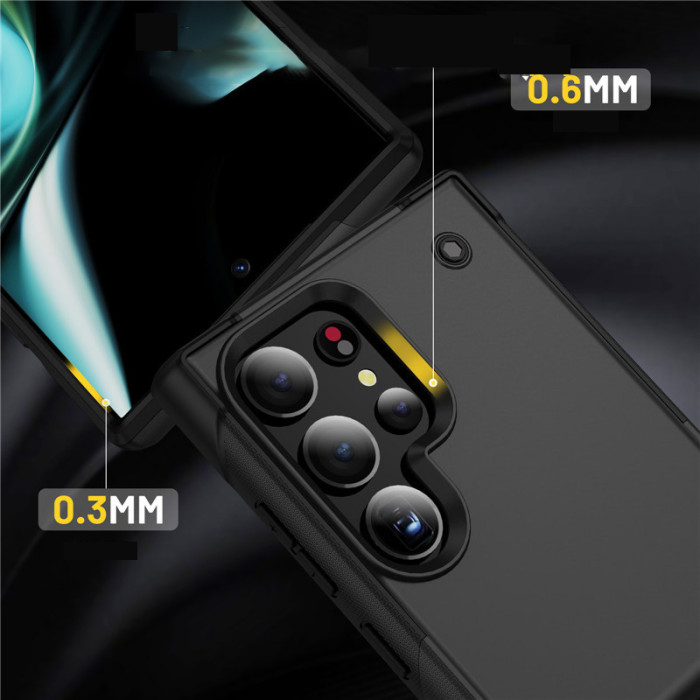 For Samsung S25 Ultra Edge S24 S23 S22 S21 A73 A54 5G Bracket Cover Phone Case