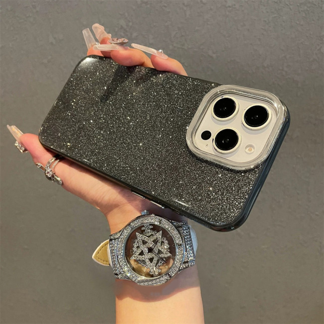 For iPhone 17 Air 17 Pro Max 16 15 14 13 12 11 Phone Case Glitter luxury Cover