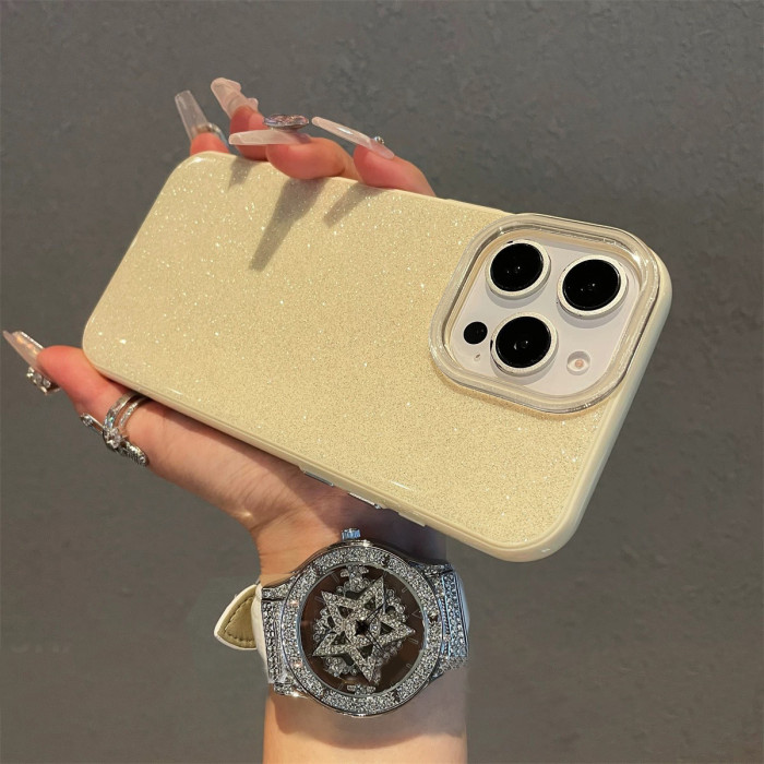 For iPhone 17 Air 17 Pro Max 16 15 14 13 12 11 Phone Case Glitter luxury Cover