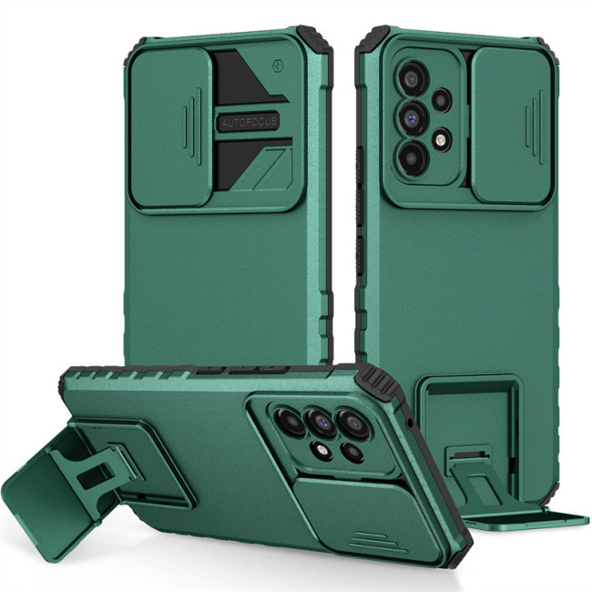 For Samsung S25 Ultra Edge S24 S23 A16 A36 A24 Armor Bracket Protective Cover
