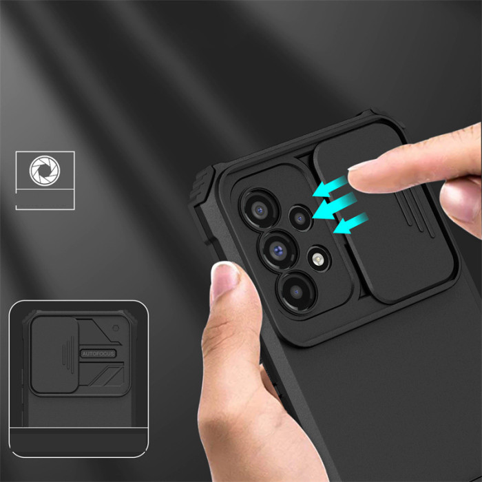 For Samsung S25 Ultra Edge S24 S23 A16 A36 A24 Armor Bracket Protective Cover