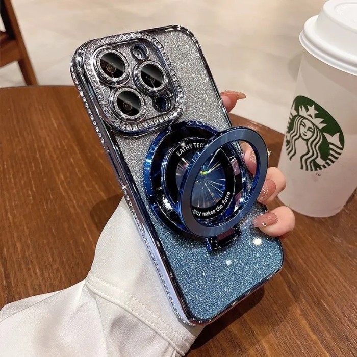 For iPhone 17 Air 17 Pro Max 16 15 14 13 12 11 Phone Case Rhinestone Shining New