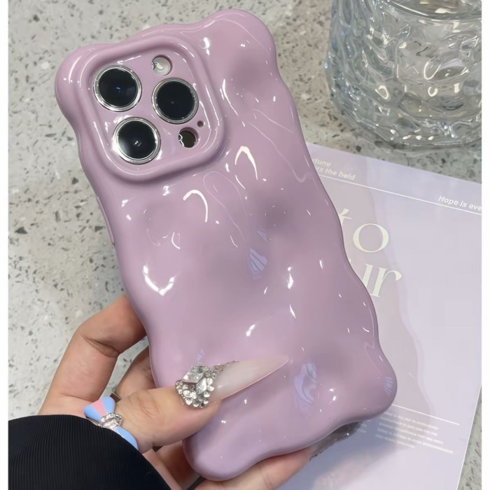 For iPhone 17 Air 17 Pro Max 16 15 14 13 12 11 Phone Cover Cloud Wave irregular