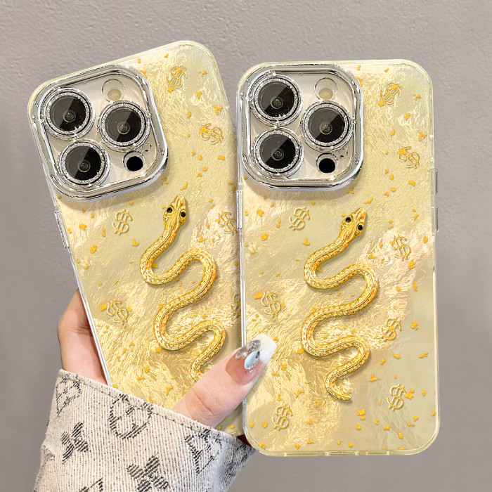 For iPhone 17 Air 17 Pro Max 16 15 14 13 12 11 Phone Case Snake Fashion Cover