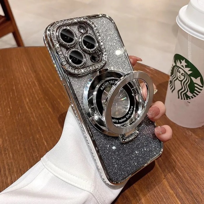 For iPhone 17 Air 17 Pro Max 16 15 14 13 12 11 Phone Case Rhinestone Shining New