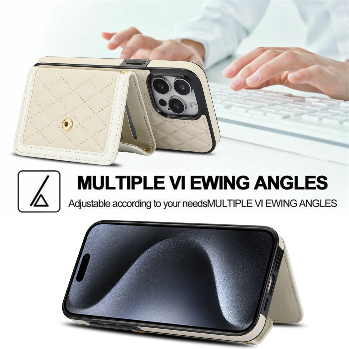 For iPhone 17 Air 17 Pro Max 16 15 14 13 12 11 XR 7 8 Phone Case  Classic Wallet