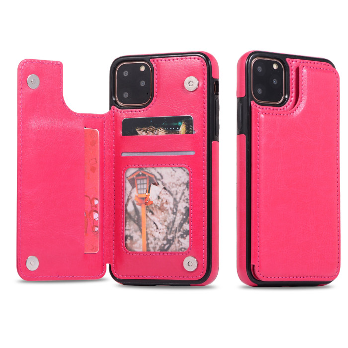 For iPhone 17 Air 17 Pro Max 16 15 14 13 12 11 XR 7 XS Phone Case Wallet Leather