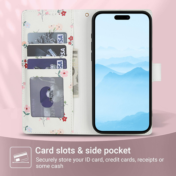 For iPhone 17 Air 17 Pro Max 16 15 14 13 12 11 XR 8 XS Phone Case Wallet Classic