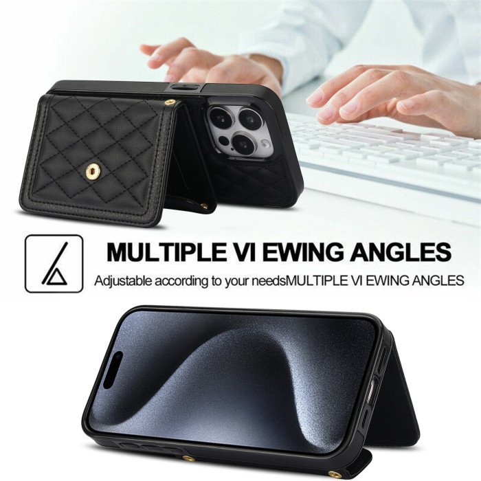 For iPhone 17 Air 17 Pro Max 16 15 14 13 12 11 XR 7 8 Phone Case  Classic Wallet