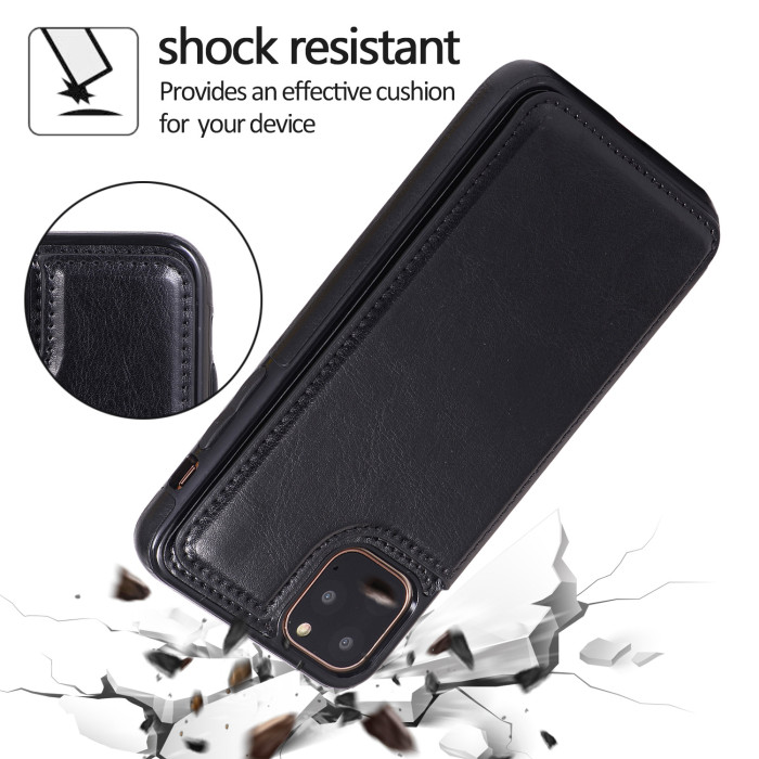 For iPhone 17 Air 17 Pro Max 16 15 14 13 12 11 XR 7 XS Phone Case Wallet Leather