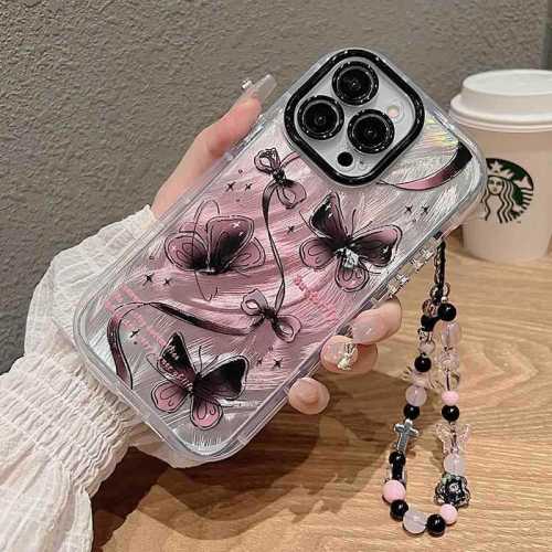 For iPhone 17 Air 17 Pro Max 16 15 14 13 12 11 XR 7 8 XS Phone Case Feather Yarn