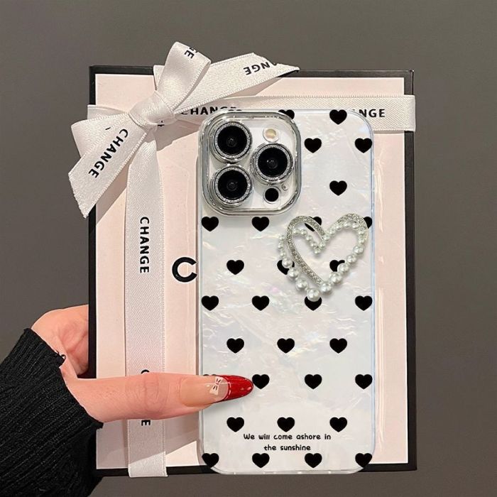 For iPhone 17 Air 17 Pro Max 16 15 14 13 12 11 Phone Cover Polka Dot Fashion New