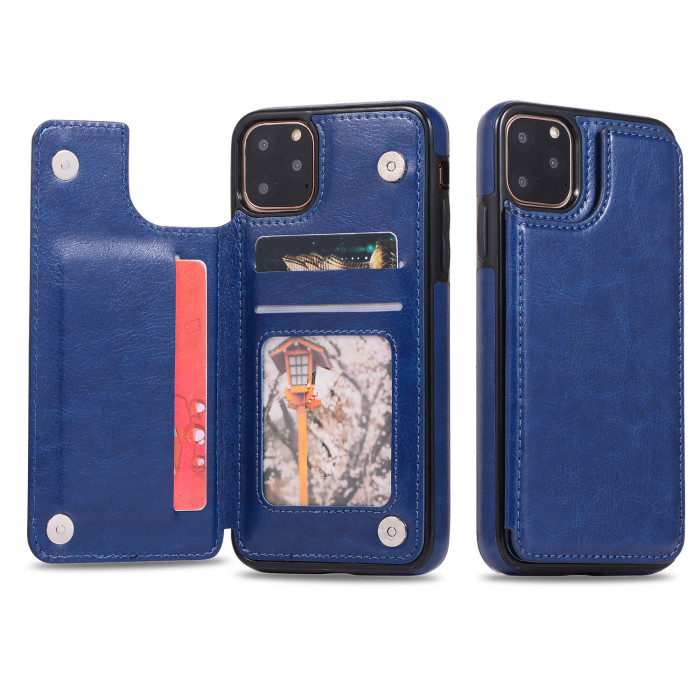 For iPhone 17 Air 17 Pro Max 16 15 14 13 12 11 XR 7 XS Phone Case Wallet Leather