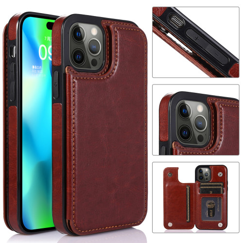 For iPhone 17 Air 17 Pro Max 16 15 14 13 12 11 XR 7 XS Phone Case Wallet Leather