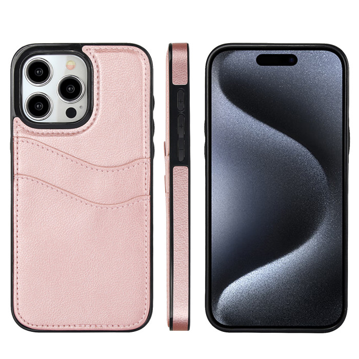 For iPhone 17 Air 17 Pro Max 16 15 14 13 12 11 XR 7 8 XS Phone Case Card Wallet