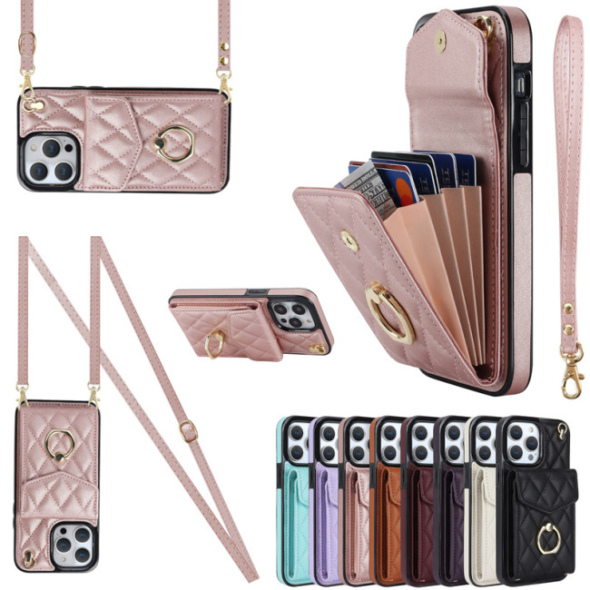For iPhone 17 Air 17 Pro Max 16 15 14 13 12 11 XR 7 8 Phone Case Classic Leather