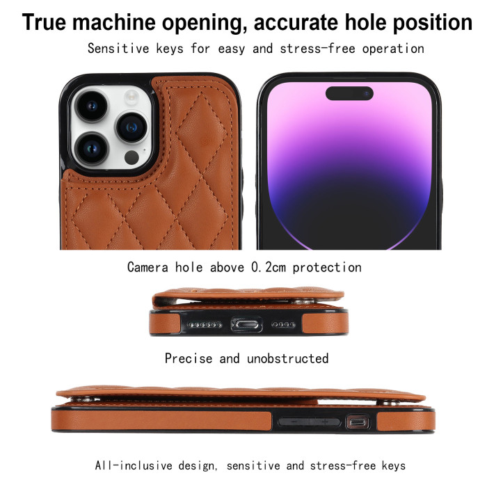 For iPhone 17 Air 17 Pro Max 16 15 14 13 12 11 XR 8 XS Phone Case Classic Wallet