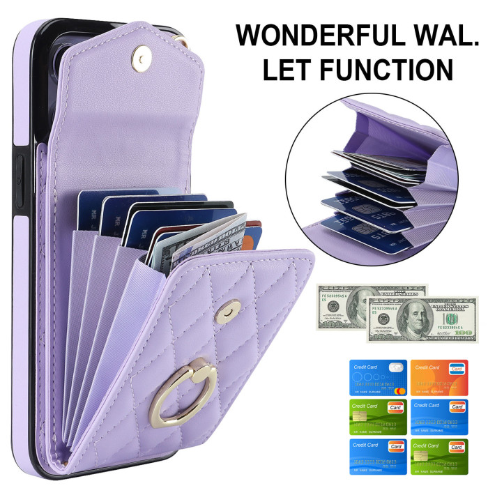 For iPhone 17 Air 17 Pro Max 16 15 14 13 12 11 XR 7 8 Phone Case Classic Leather