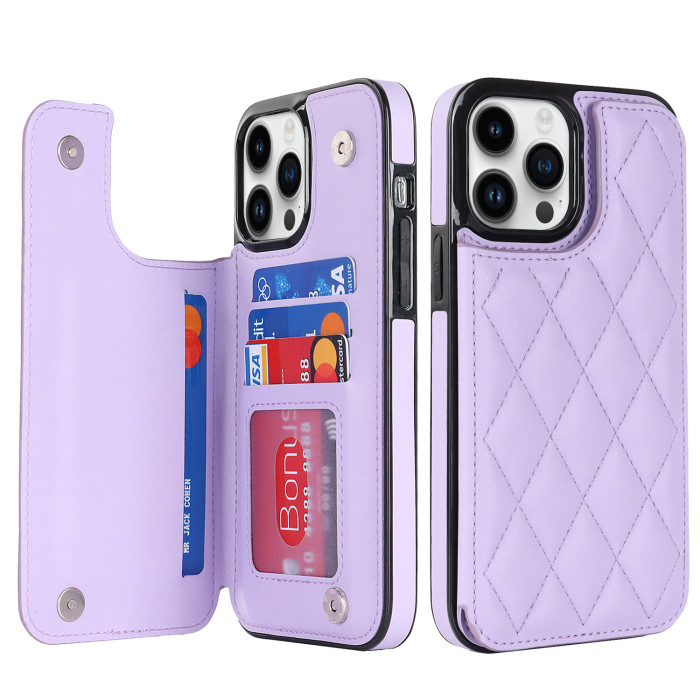 For iPhone 17 Air 17 Pro Max 16 15 14 13 12 11 XR 8 XS Phone Case Classic Wallet